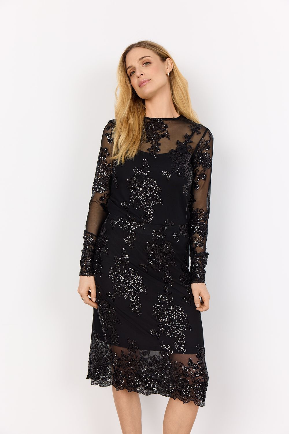 Soya Concept Skirt Glam /27345 9999 BLACK