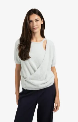 YAYA Sweater Soft Fluffy /  01-010119-508 LIGHT GREY