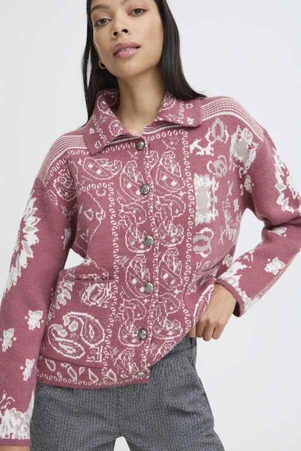 B.Young Cardigan Paisley / 20819047 ROAN ROUGE PAISLEY