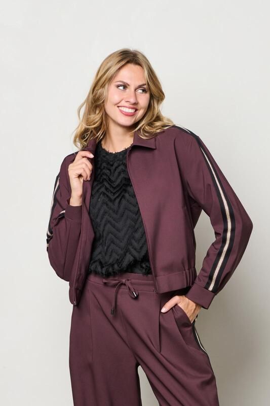 &amp;Co Woman Jacket Faith / JA142 LA-Aubergine