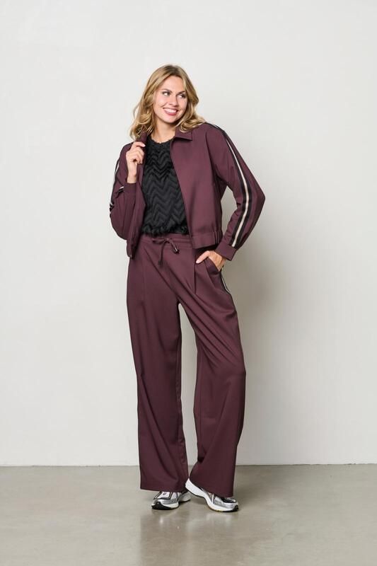 &amp;Co Woman Pants Fiene / PA399 LA-Aubergine
