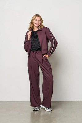 &amp;Co Woman Pants Fiene / PA399 LA-Aubergine