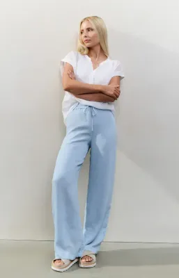 YAYA Pants Wide Leg /01-301198-506 BABY BLUE