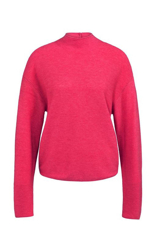 YAYA Pullover Buttons/ 01-000543-601 ROSE RED MELANGE