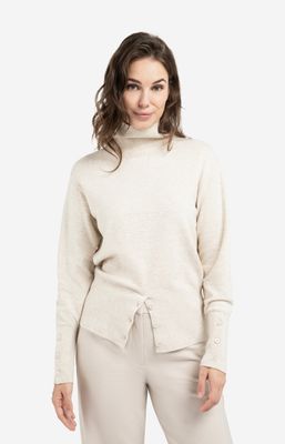 YAYA Pullover Buttondetail / 01-000549-601 HEATHER GREY MELANGE