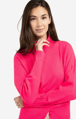 YAYA Pullover Buttondetail / 01-000549-601 ROSE RED