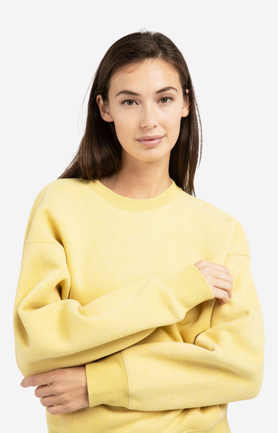 YAYA Sweater Boxy / 01-109106-601 DRIED MOSS GREEN