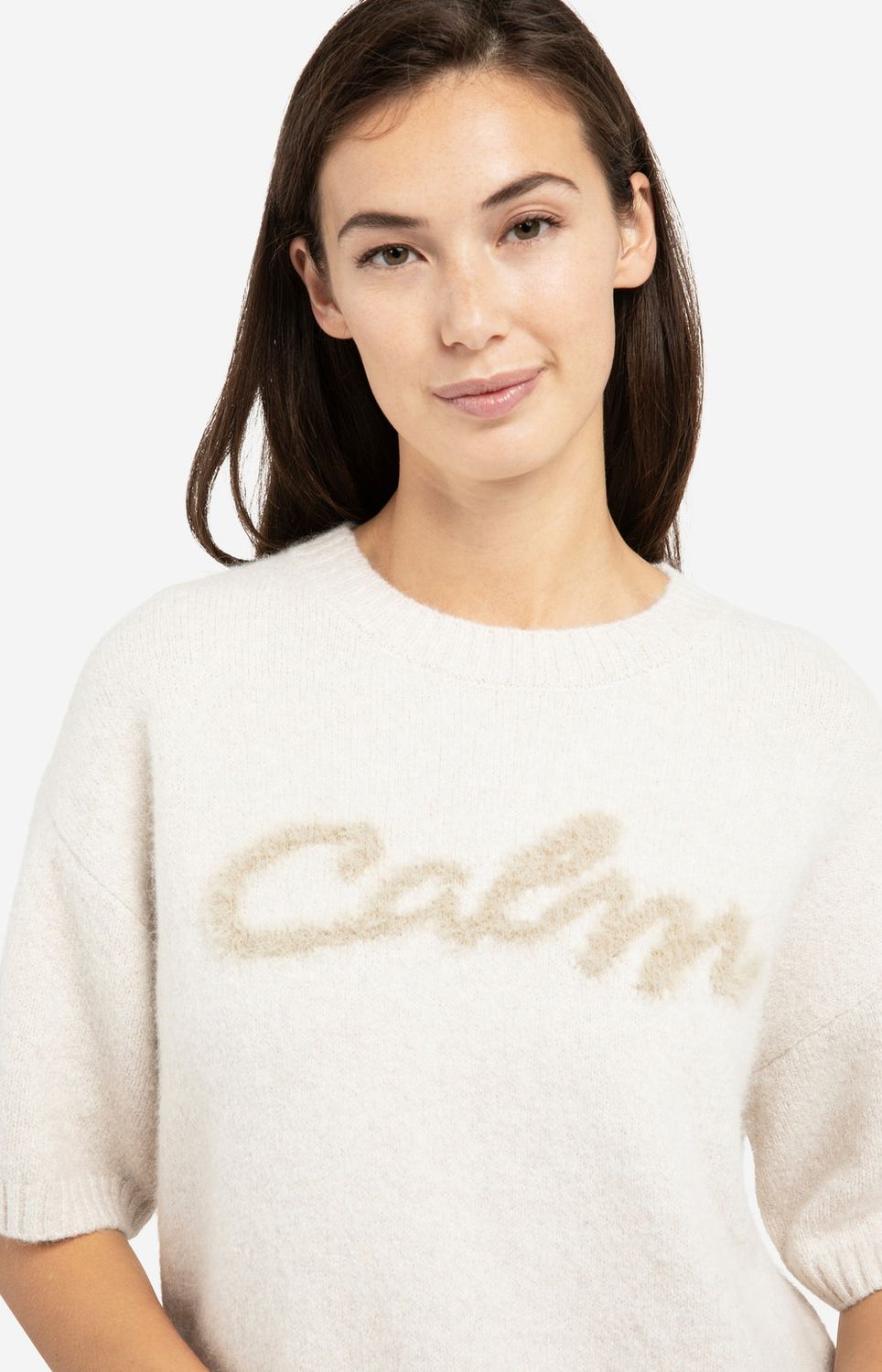 YAYA Pullover Soft Fluffy Text / 01-000548-601 HEATHER GREY MELANGE