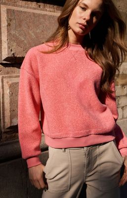 YAYA Sweater Teddy/ 01-109104-601 ROSE RED MELANGE