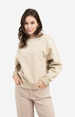 YAYA Sweater Boxy/ 01-109106-601 OXFORD TAN BROWN