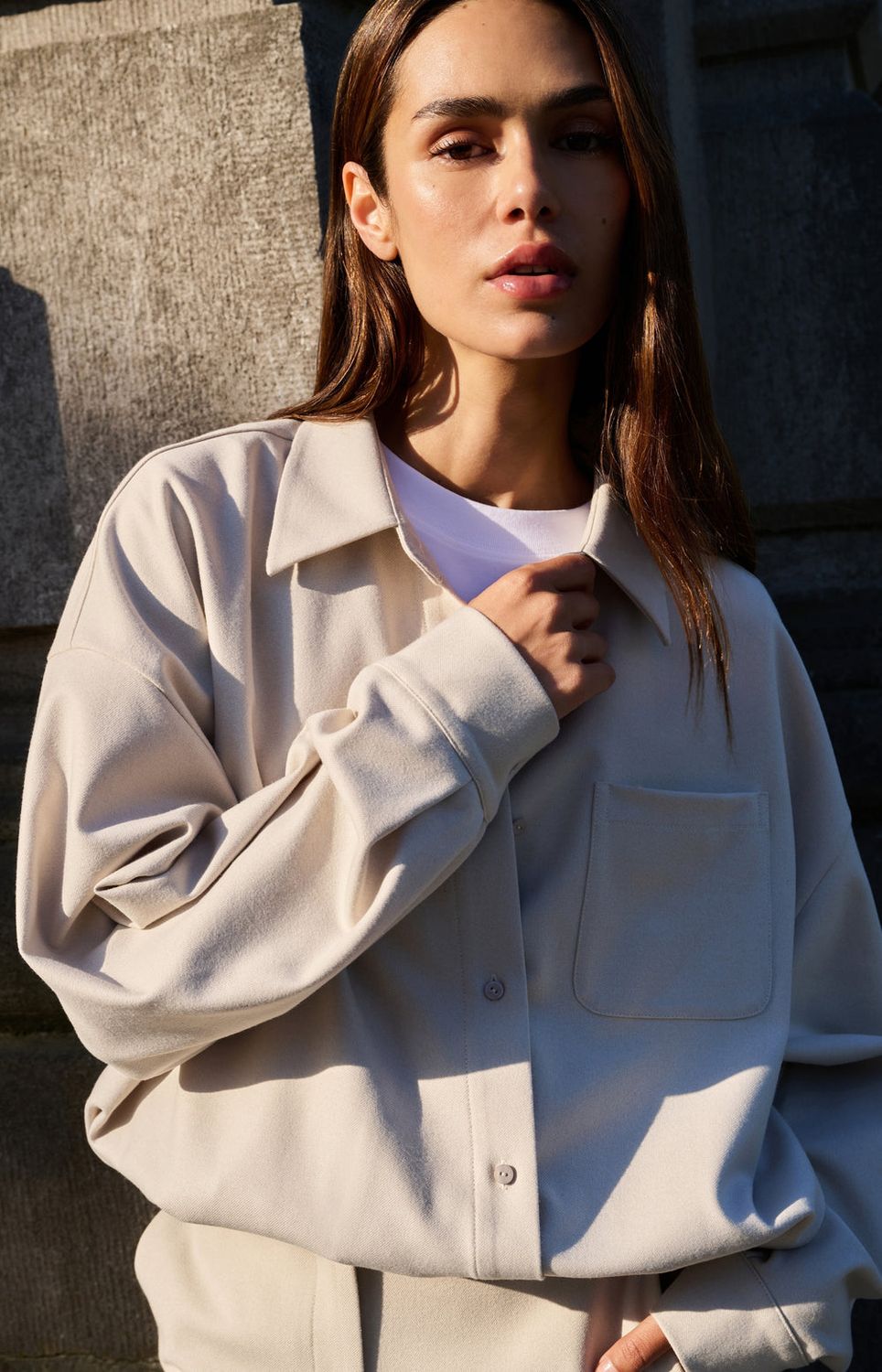 YAYA Blouse Asymetric / 01-201200-601 HEATHER GREY MELANGE