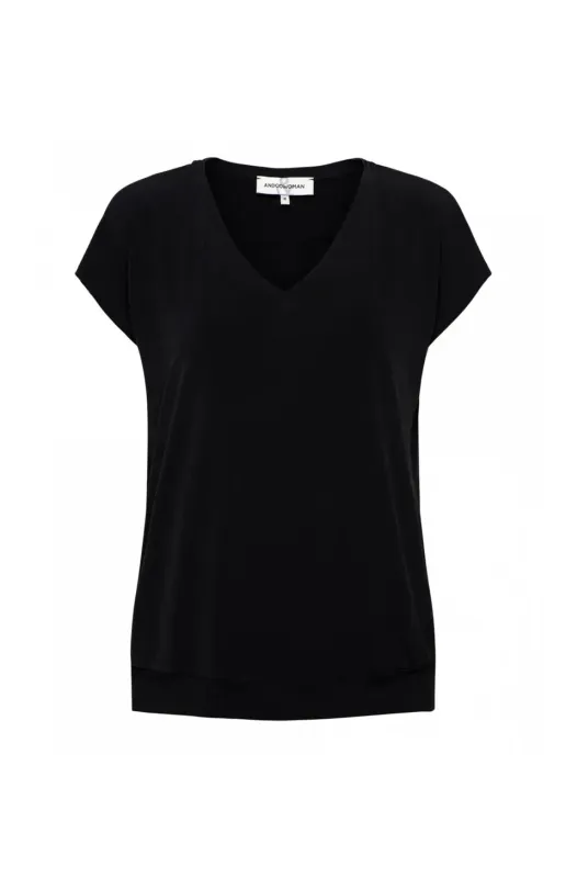 &amp;Co Woman Top / TO280 A-Black