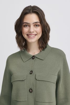 Fransa Cardigan Classic Look/ 20615499 Agave Green