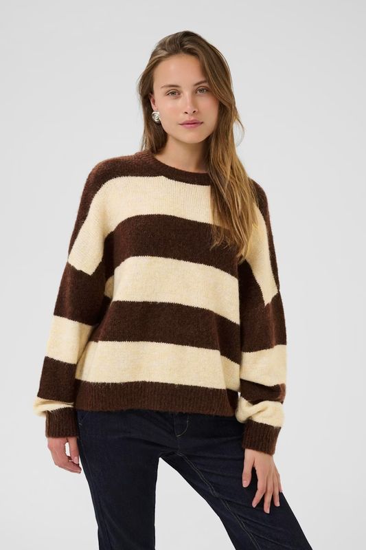 50109763 Chocolate/Oyster Mel. Stripe 50109763 Chocolate/Oyster Mel. Stripe