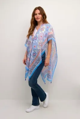 Cream Kimono / 10611374 Blue Print