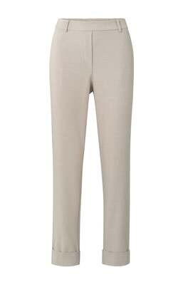 YAYA Pants Soft Straight leg / 01-301076-308 PURE CASHMERE BROWN MELANGE