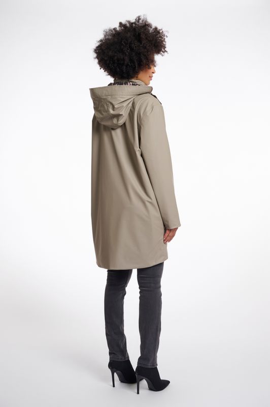 Rino &amp; Pelle Raincoat Leopard  / Dagmar.7002511 Pebble