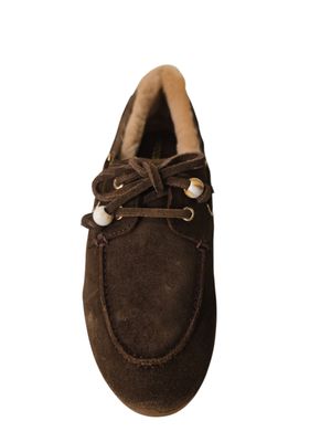 Posh by Poelman Loafer Boat Suede /  LPVITA-35HAB bruin