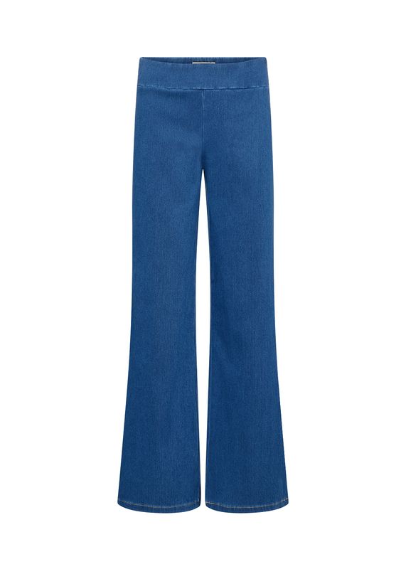 Soya Concept Pants Wide Leg Full Stretch / 41684 2471 NAVAL ACADEMY DK BLUE DEN