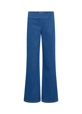 Soya Concept Pants Wide Leg Full Stretch / 41684 2471 NAVAL ACADEMY DK BLUE DEN
