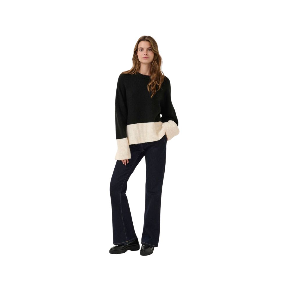 Culture DK Pullover Stripes / 50112039 Black/Whitecap