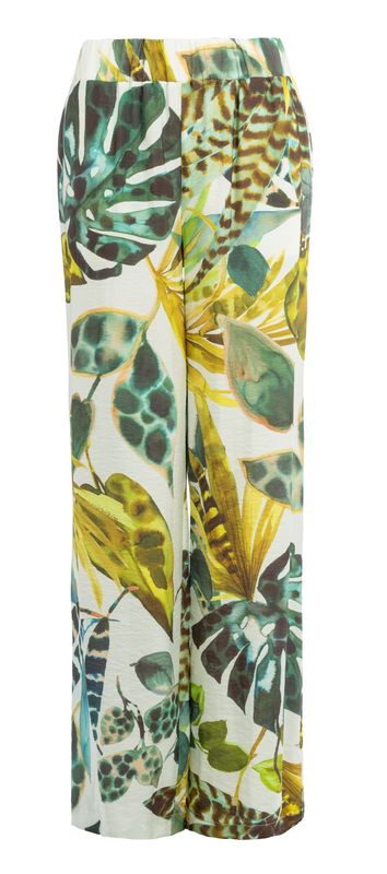 NED Pants Leaves Viscosemix/ 26S4-FF012-05 Arcadia Aqua