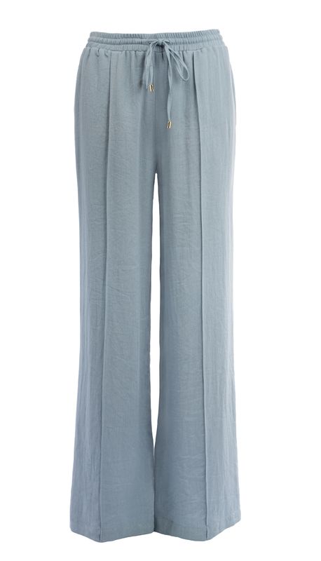 NED Pants Viscosemix / 26S-U438-02 Seasonab Dusty Blue