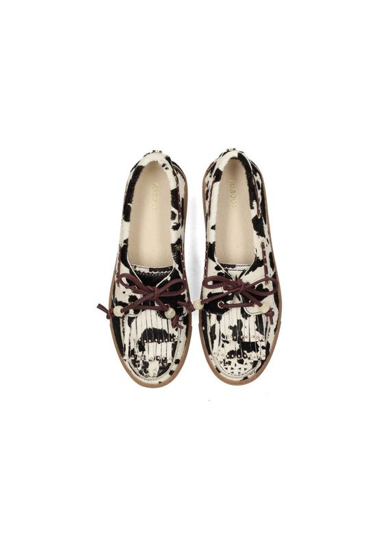 Posh by Poelman Mocassins Boat / LPSILK-41HAB Cow