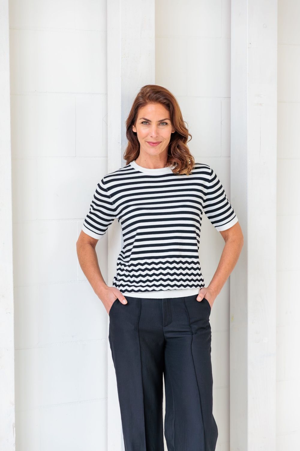 NED Pants Linenlook / 26S-U436-01 Seasonable Black