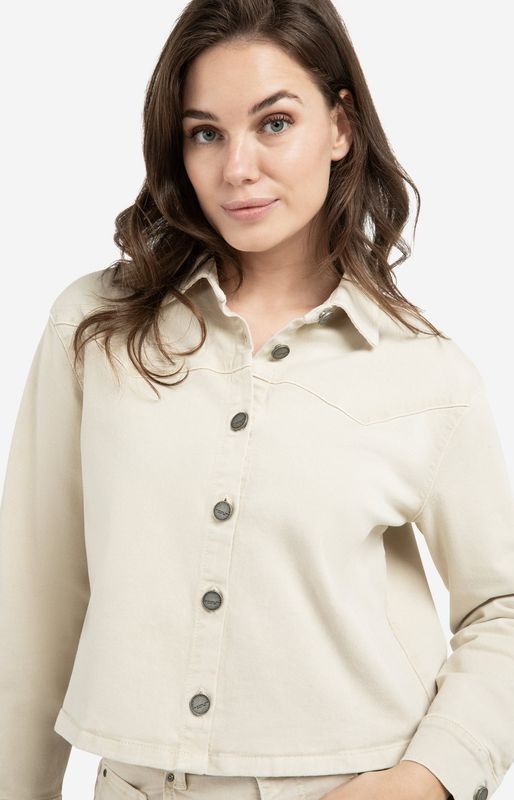 YAYA Jacket Short Cotton / 01-511049-602 SANDSTONE BEIGE