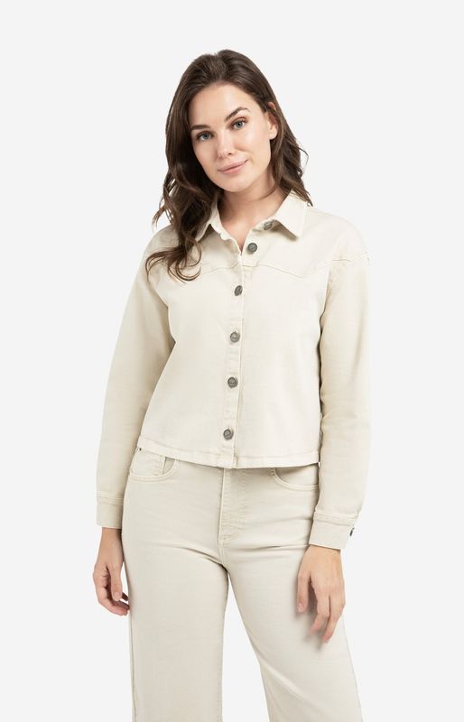 YAYA Jacket Short Cotton / 01-511049-602 SANDSTONE BEIGE