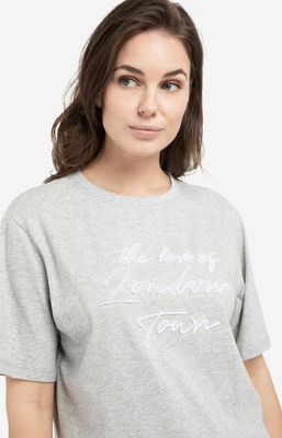 YAYA Tee Text / 01-719081-602 PURE WHITE DESSIN