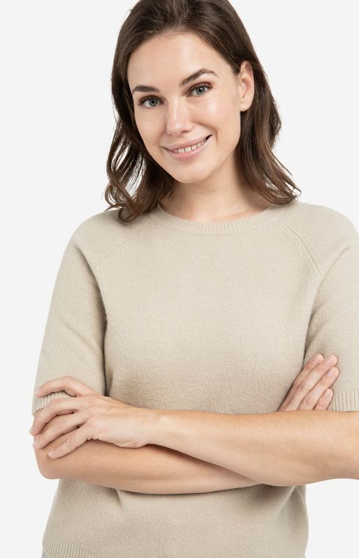 YAYA Pullover Soft Short Sleeves/ 01-000458-602 MIST GREEN MELANGE