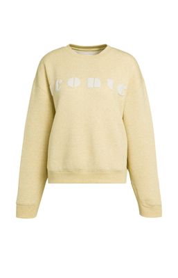 YAYA Sweater Artwork Cottonmix / 01-109110-602 REED YELLOW MELANGE