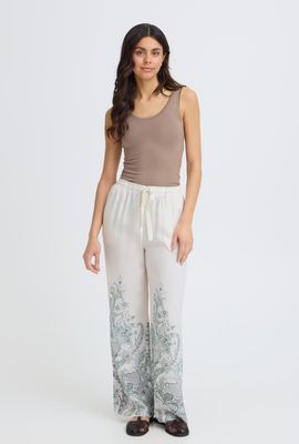 Fransa Pants Paisley Viscosemix/ 20617732 D. SAGE PAISLEY