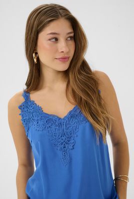 Cream Top Spagetti Lace / 10611224 Palace Blue