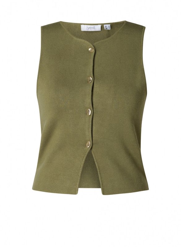 Yest Gilet Viscosemix / 0006103 Olive