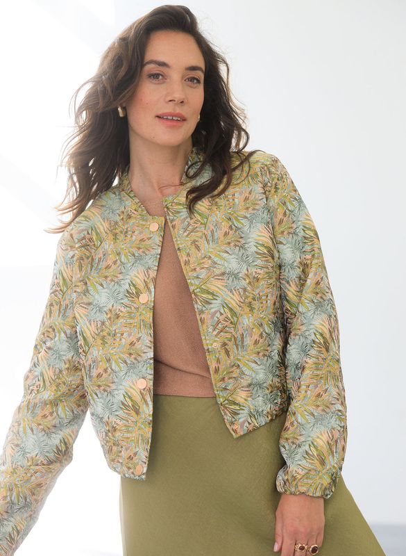 Yest Jacket Jacquard Jungle/ 0006073 Multicolour