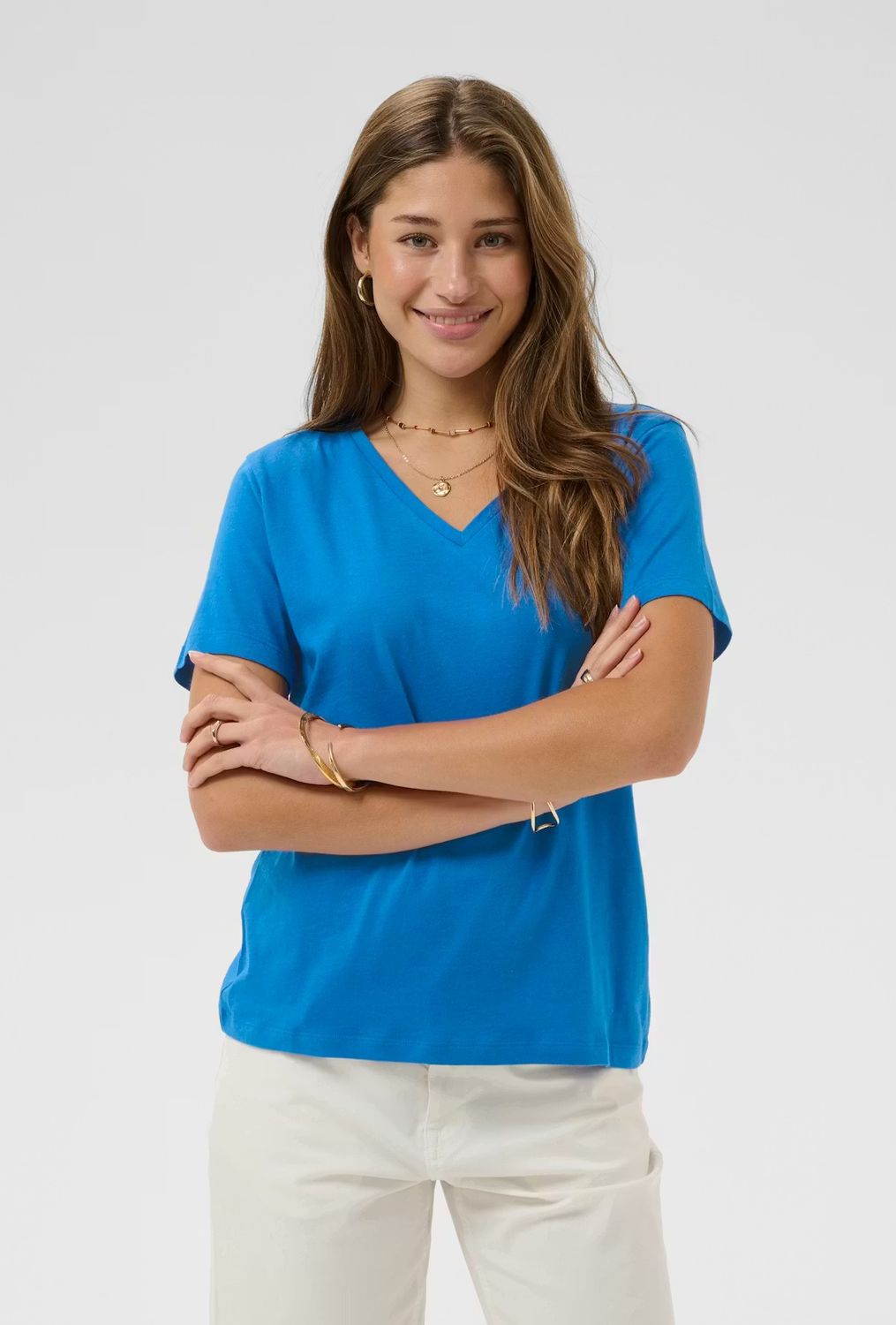 Cream Tee Basic/ 10604508 Palace Blue