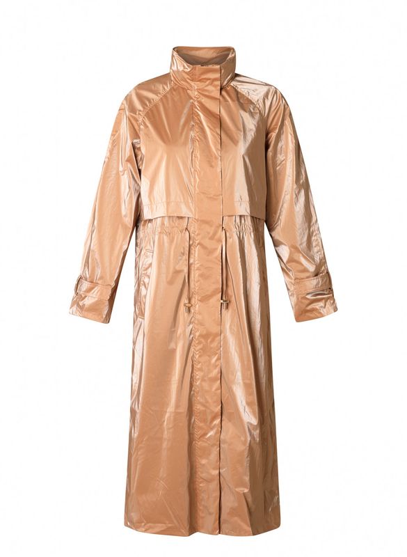 Yest Raincoat Maxi Metallic Glow/ 0006086 Soft Terra