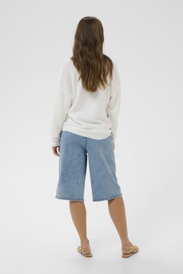 Cream Pullover Cotton / 10608046 Snow White