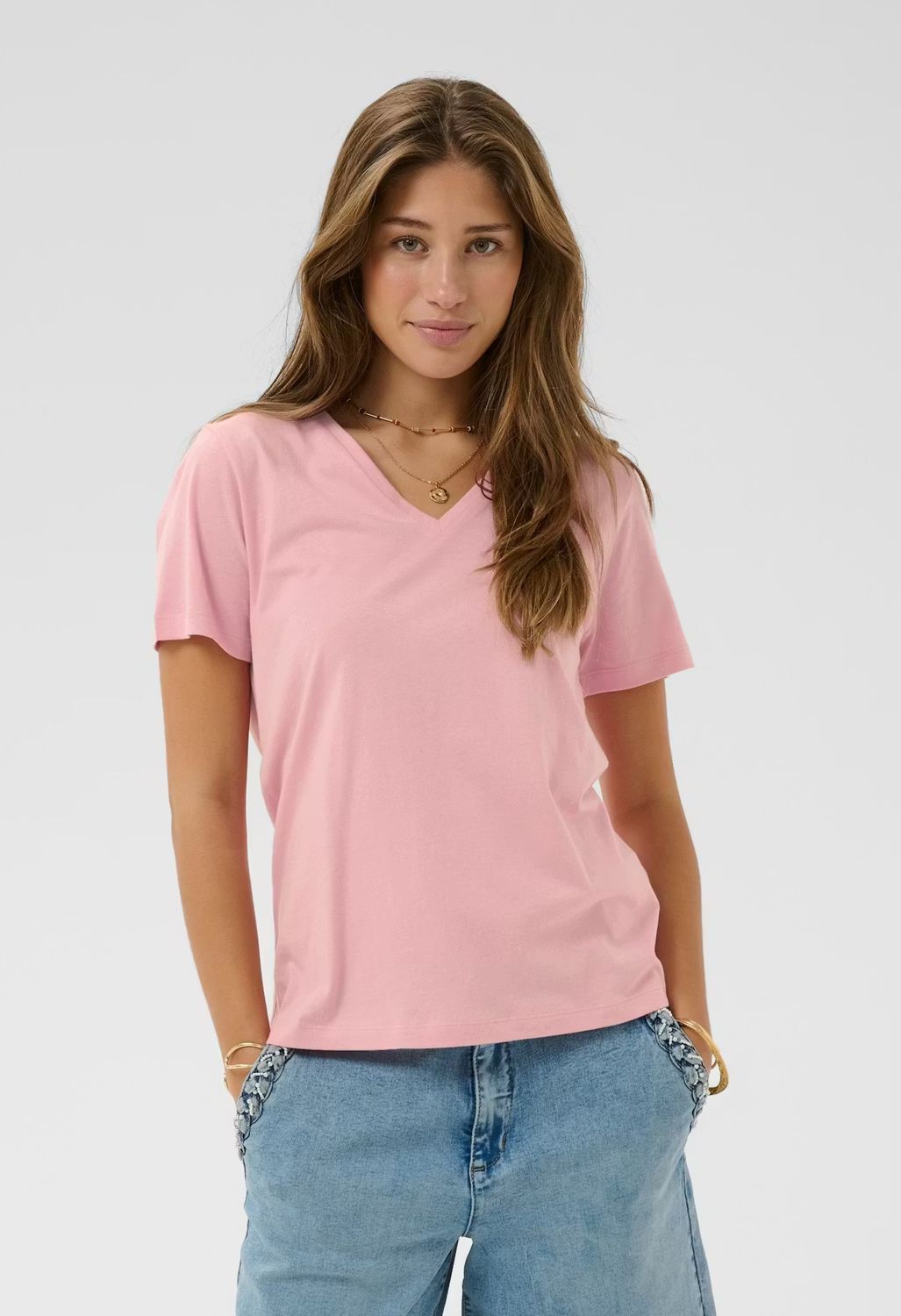 Cream Tee Basic/ 10604508 Pink Nectar
