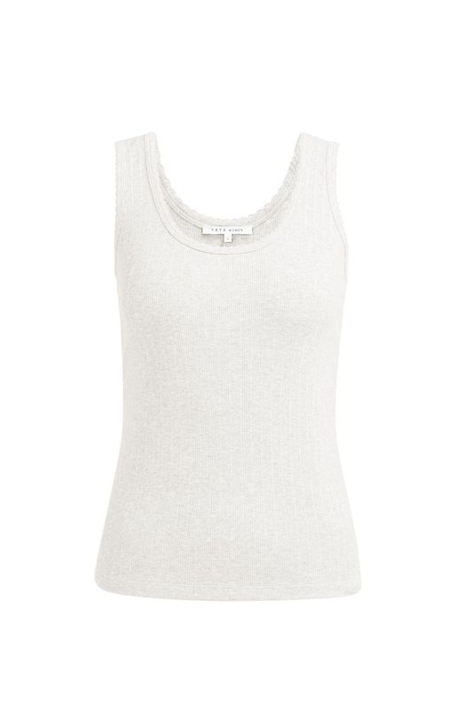 YAYA Singlet Rib /  01-729049-602 OFF WHITE