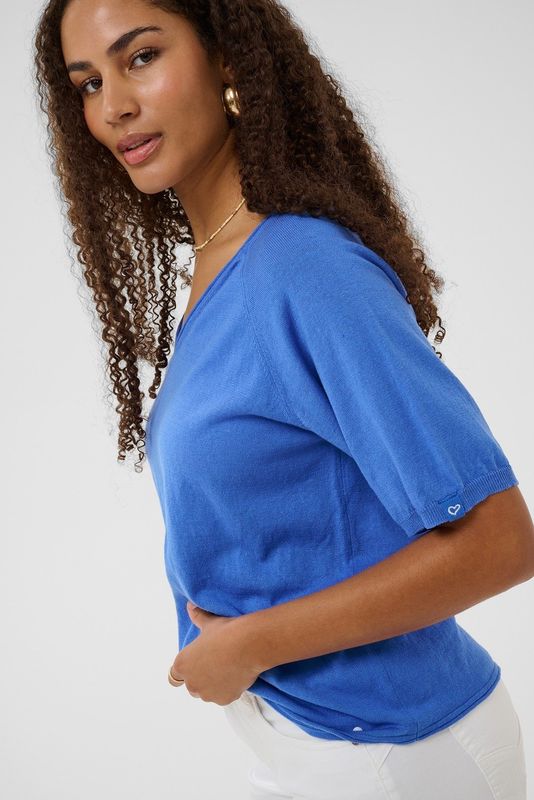 Cream Top Cottonmix/ 10615410 Palace Blue