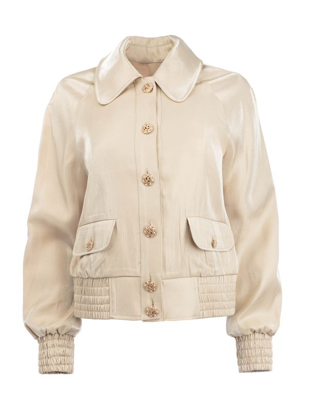 ICNK Amsterdam Jacket Satin Shiny Viscose /ICNK26S-P545-05 Beige