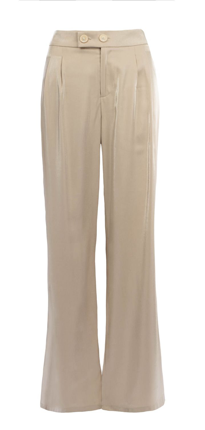 ICNK Amsterdam Pants Satin Shiny Viscose / ICNK26S-P545-04 Beige