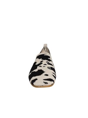 La Strada Loafer Knitted/ 2111884 Black/white Cow
