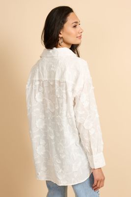 G-Maxx Blouse Winika Cotton / 26ZQG08 Offwhite