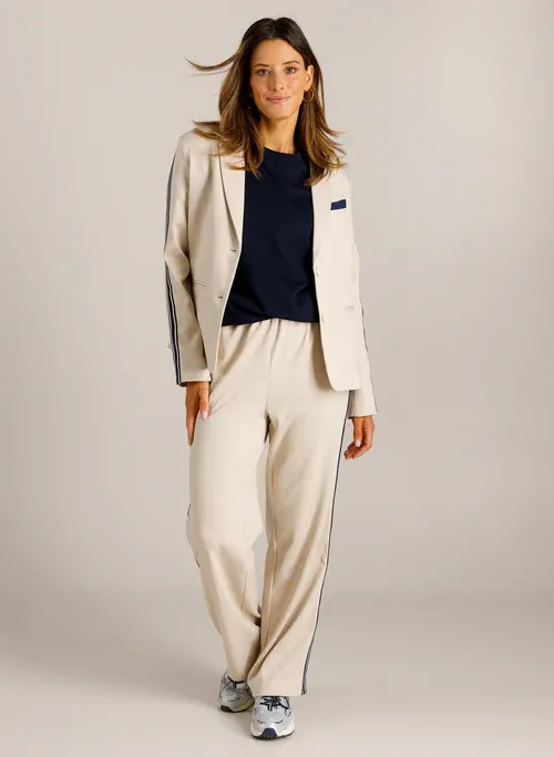 Ivy Beau Pants Vincy Stripe / 4200899 Sand Blue Melange