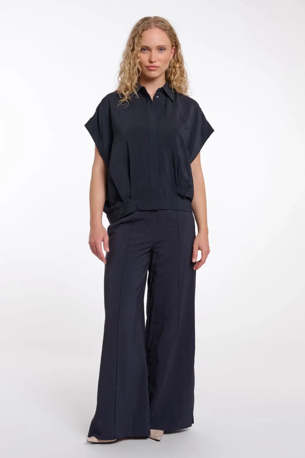 Rino &amp; Pelle Pants Wide Leg / DarjaRegular.7002621 Dark Navy